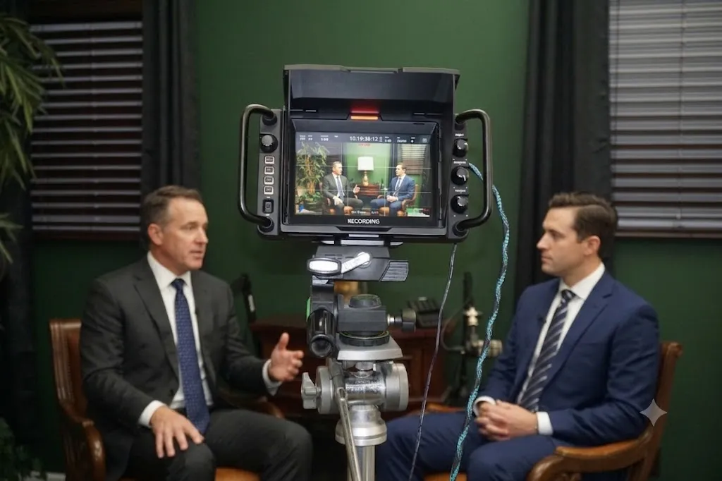 Livestream an interview to the world